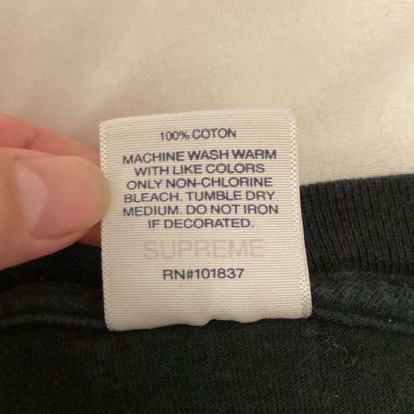 Supreme Peaches Graphic Tee Black Size S - Picture 5 of 8